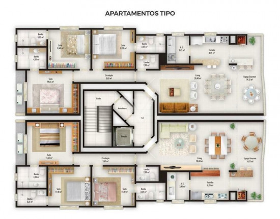 Imagem Imóvel com 3 Quartos à Venda, 124 m² em Itapema - Itapema