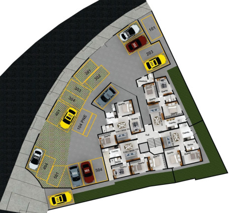 Imagem Apartamento com 3 Quartos à Venda, 55 m² em Boa Vista - Vespasiano