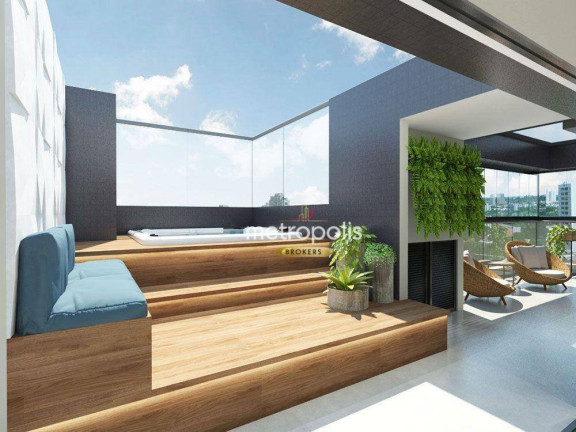 Imagem Cobertura com 3 Quartos à Venda, 323 m² em Campestre - Santo André