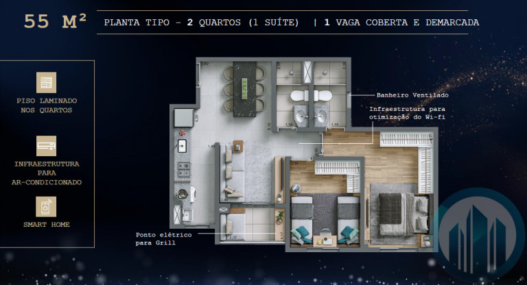 Imagem Apartamento com 2 Quartos à Venda, 50 m² em Rudge Ramos - São Bernardo Do Campo