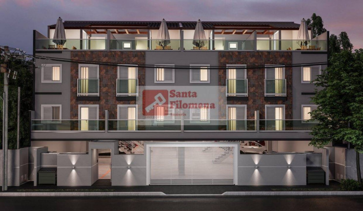 Apartamento com 2 Quartos à Venda, 56 m² em Campestre - Santo André