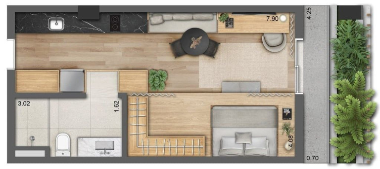 Imagem Apartamento com 1 Quarto à Venda, 60 m² em Jardim Paulista - São Paulo