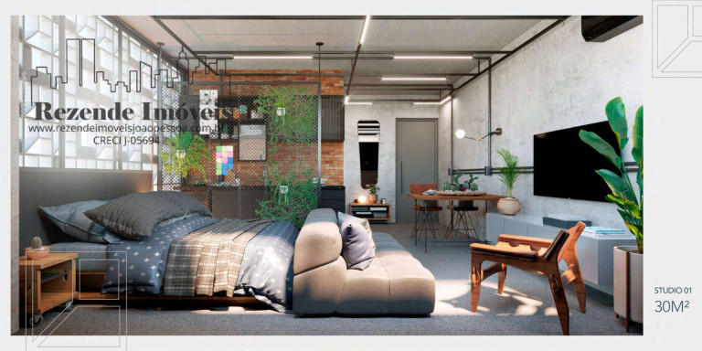 Imagem Apartamento com 1 Quarto à Venda, 30 m² em Manaíra - João Pessoa Imagem Apartamento com 1 Quarto à Venda, 30 m² em Manaíra - João Pessoa