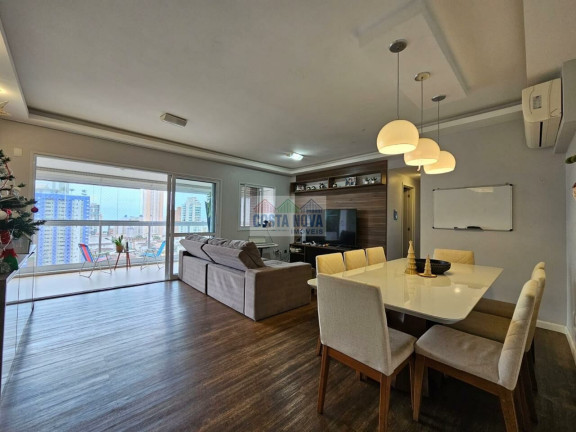 Apartamento com 3 Quartos à Venda, 131 m² em Embaré - Santos