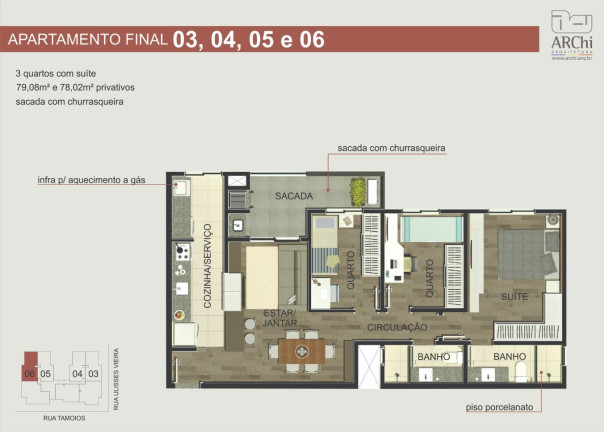 Imagem Apartamento com 3 Quartos à Venda, 87 m² em Vila Izabel - Curitiba Imagem Apartamento com 3 Quartos à Venda, 87 m² em Vila Izabel - Curitiba
