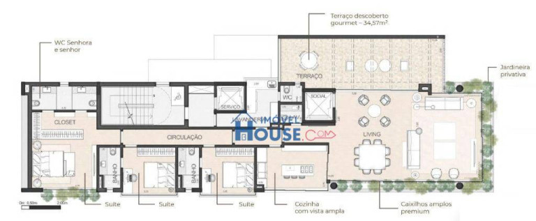 Imagem Apartamento com 3 Quartos à Venda, 215 m² em Itaim Bibi - São Paulo