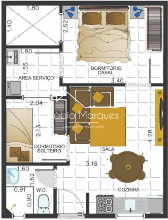 Imagem Apartamento com 2 Quartos à Venda, 38 m² em Parque Paineiras - São Paulo