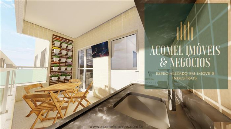 Imagem Apartamento com 1 Quarto à Venda, 48 m² em Vila Caiçara - Praia Grande