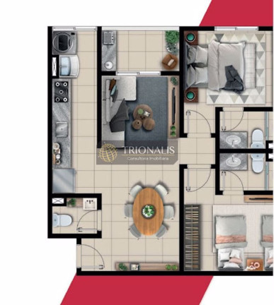 Imagem Apartamento com 1 Quarto à Venda, 44 m² em Atibaia Jardim - Atibaia Imagem Apartamento com 1 Quarto à Venda, 44 m² em Atibaia Jardim - Atibaia
