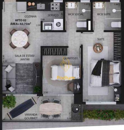 Imagem Apartamento com 2 Quartos à Venda, 61 m² em Jardim Oceania - João Pessoa Imagem Apartamento com 2 Quartos à Venda, 61 m² em Jardim Oceania - João Pessoa