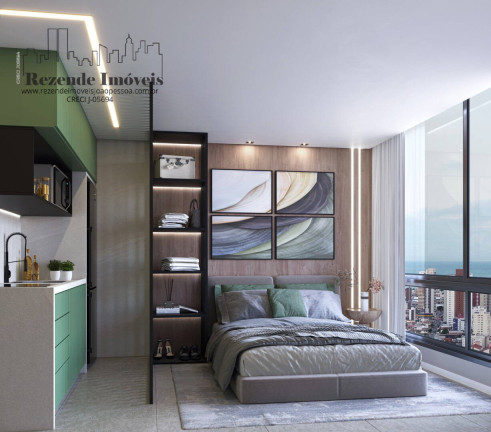 Imagem Apartamento com 1 Quarto à Venda, 22 m² em Jardim Luna - João Pessoa Imagem Apartamento com 1 Quarto à Venda, 22 m² em Jardim Luna - João Pessoa