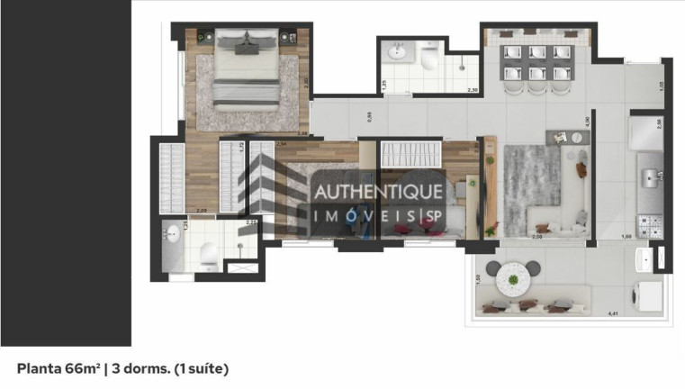 Imagem Apartamento com 2 Quartos à Venda, 52 m² em Moema - São Paulo