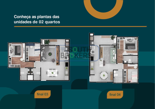 Imagem Apartamento com 2 Quartos à Venda,  em Centro - São José Dos Pinhais