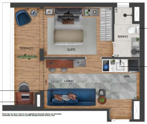 Imagem Apartamento à Venda, 22 m² em Campo Belo - São Paulo Imagem Apartamento à Venda, 22 m² em Campo Belo - São Paulo
