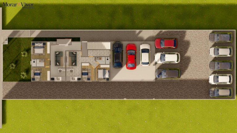 Imagem Apartamento com 3 Quartos à Venda, 56 m² em Parque Da Fonte - São José Dos Pinhais