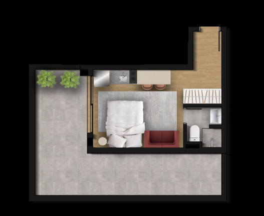 Imagem Apartamento com 1 Quarto à Venda, 42 m² em Brooklin Paulista - São Paulo Imagem Apartamento com 1 Quarto à Venda, 42 m² em Brooklin Paulista - São Paulo