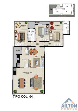 Imagem Apartamento com 3 Quartos à Venda, 103 m² em Praia Do Morro - Guarapari Imagem Apartamento com 3 Quartos à Venda, 103 m² em Praia Do Morro - Guarapari