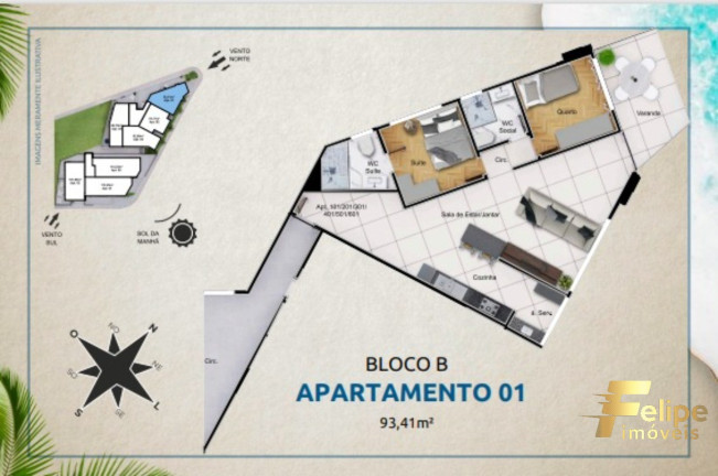 Imagem Imóvel com 3 Quartos à Venda, 101 m² em Iriri - Anchieta
