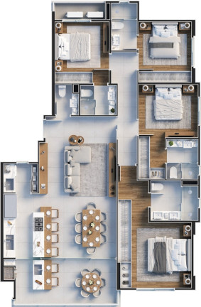 Imagem Imóvel com 4 Quartos à Venda, 137 m² em Centro - Balneário Camboriú