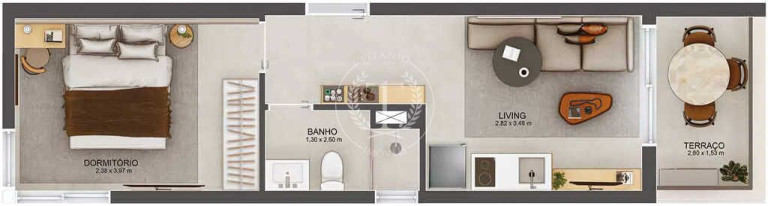Imagem Apartamento com 1 Quarto à Venda, 36 m² em Ibirapuera - São Paulo