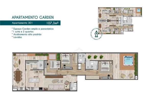 Imagem Apartamento com 3 Quartos à Venda, 134 m² em Rainha Do Mar - Itapoá