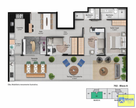 Imagem Apartamento com 2 Quartos à Venda, 67 m² em Jardim Camburi - Vitória Imagem Apartamento com 2 Quartos à Venda, 67 m² em Jardim Camburi - Vitória