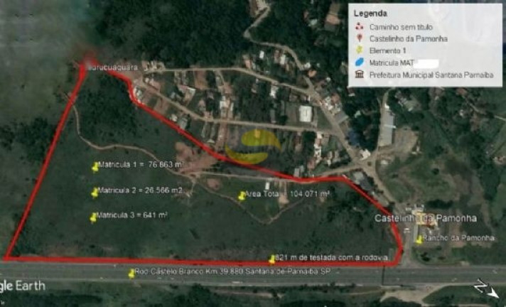 Terreno à Venda, 104.071 m² em Recanto Maravilha Iii - Cotia
