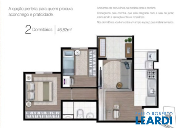 Imagem Apartamento com 3 Quartos à Venda, 57 m² em Vila Valparaíso - Santo André