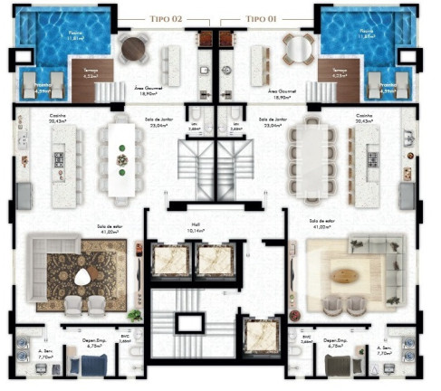 Imagem Apartamento com 4 Quartos à Venda, 169 m² em Centro - Balneário Camboriú