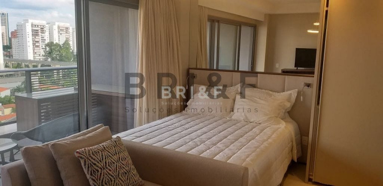 Apartamento com 1 Quarto para Alugar, 41 m² em Brooklin - São Paulo
