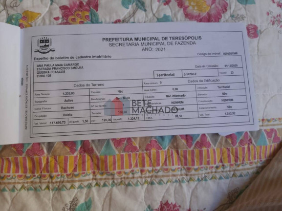 Imagem Terreno à Venda, 4.335 m² em Quebra Frascos - Teresópolis Imagem Terreno à Venda, 4.335 m² em Quebra Frascos - Teresópolis