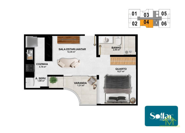 Imagem Apartamento com 1 Quarto à Venda, 33 m² em Praia De Itaparica - Vila Velha Imagem Apartamento com 1 Quarto à Venda, 33 m² em Praia De Itaparica - Vila Velha