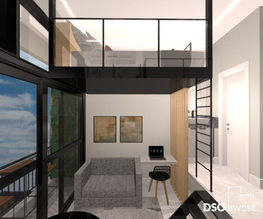 Imagem Apartamento com 1 Quarto para Alugar,  em Brooklin - São Paulo