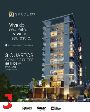 Imagem Apartamento com 3 Quartos à Venda, em Praia De Itaparica - Vila Velha Imagem Apartamento com 3 Quartos à Venda, em Praia De Itaparica - Vila Velha