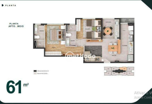 Imagem Apartamento com 2 Quartos à Venda, 54 m² em Swiss Park - Campinas Imagem Apartamento com 2 Quartos à Venda, 54 m² em Swiss Park - Campinas