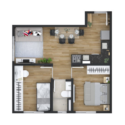 Imagem Apartamento com 2 Quartos à Venda, 40 m² em Jardim Bela Vista - Itapevi Imagem Apartamento com 2 Quartos à Venda, 40 m² em Jardim Bela Vista - Itapevi