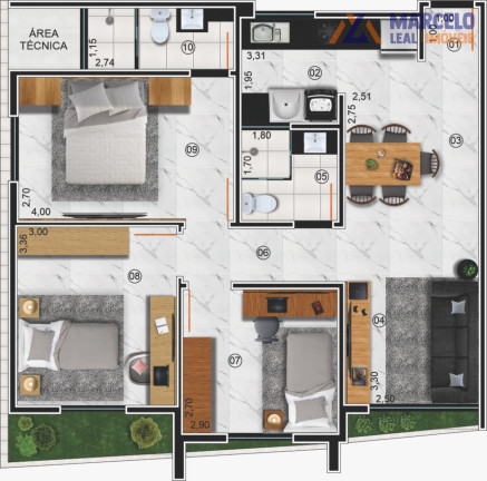 Imagem Apartamento com 3 Quartos à Venda, 70 m² em Candeias - Vitória Da Conquista Imagem Apartamento com 3 Quartos à Venda, 70 m² em Candeias - Vitória Da Conquista