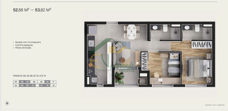 Imagem Apartamento com 3 Quartos à Venda, 66 m² em Estância Pinhais - Pinhais Imagem Apartamento com 3 Quartos à Venda, 66 m² em Estância Pinhais - Pinhais