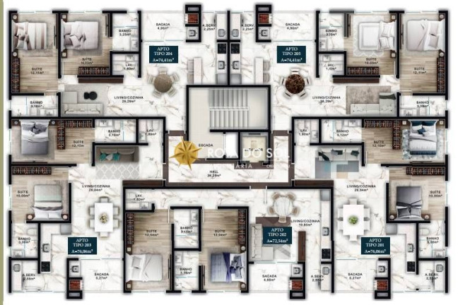 Imagem Apartamento com 2 Quartos à Venda, 74 m² em Canto Grande - Bombinhas