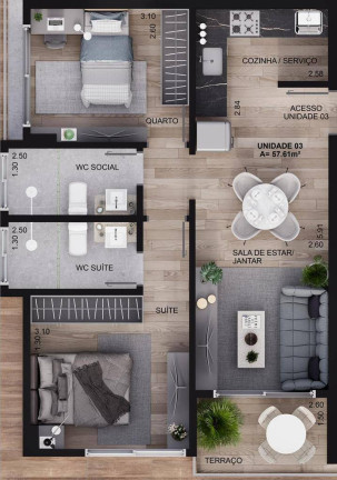 Imagem Apartamento à Venda, 24 m² em Intermares - Cabedelo