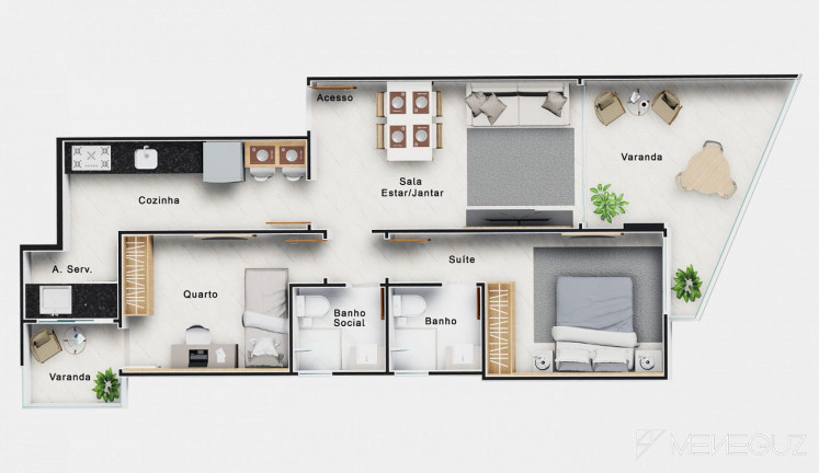 Imagem Apartamento com 2 Quartos à Venda, 68 m² em Centro - Guarapari Imagem Apartamento com 2 Quartos à Venda, 68 m² em Centro - Guarapari