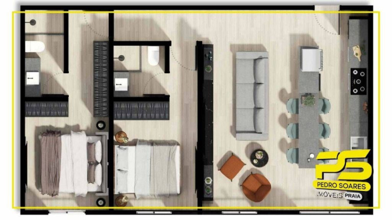 Imagem Apartamento com 3 Quartos à Venda, 120 m² em Tambaú - João Pessoa Imagem Apartamento com 3 Quartos à Venda, 120 m² em Tambaú - João Pessoa