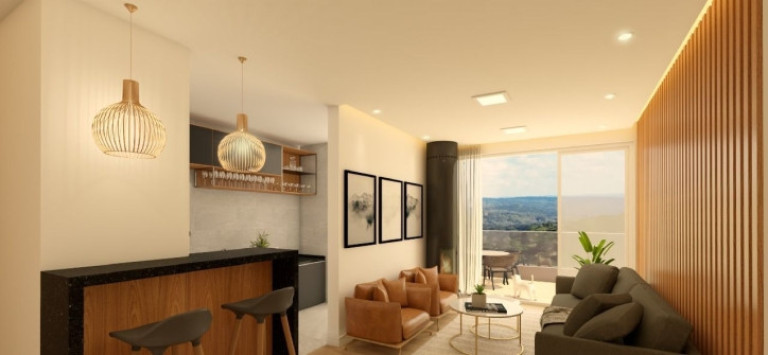 Apartamento com 1 Quarto à Venda, 51 m² em Moura - Gramado