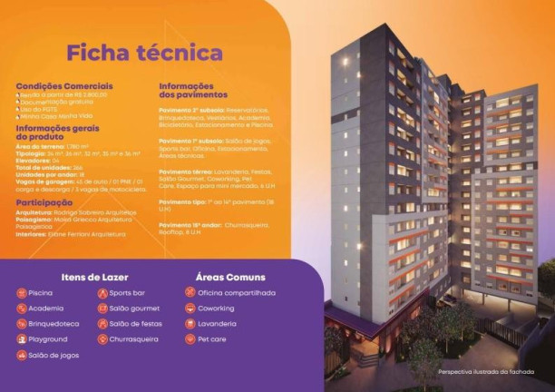 Imagem Apartamento com 2 Quartos à Venda, 37 m² em Vila Anglo Brasileira - São Paulo Imagem Apartamento com 2 Quartos à Venda, 37 m² em Vila Anglo Brasileira - São Paulo