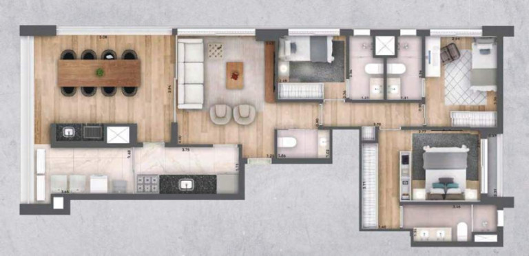 Imagem Apartamento com 3 Quartos à Venda, 119 m² em Perdizes - São Paulo