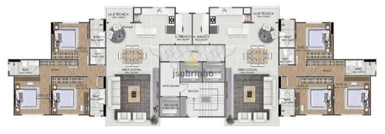Imagem Apartamento com 3 Quartos à Venda, 136 m² em Centro - Balneário Camboriú