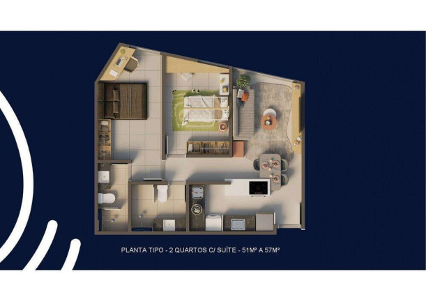 Apartamento com 2 Quartos à Venda, 50 m² em Piedade - Jaboatão Dos Guararapes