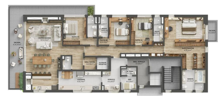 Imagem Apartamento com 3 Quartos à Venda, 387 m² em Petrópolis - Porto Alegre
