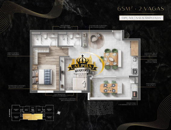 Imagem Apartamento com 2 Quartos à Venda, 65 m² em Centro Empresarial Tamboré - Barueri Imagem Apartamento com 2 Quartos à Venda, 65 m² em Centro Empresarial Tamboré - Barueri