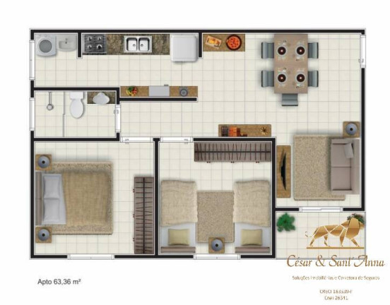 Imagem Apartamento com 2 Quartos à Venda, 63 m² em Jardim Elisabeth - Campos Do Jordão Imagem Apartamento com 2 Quartos à Venda, 63 m² em Jardim Elisabeth - Campos Do Jordão